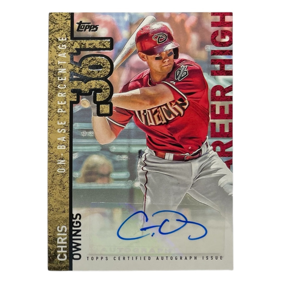 TOPPS MLBカード CAREER HIGH CHRIS OWINGS ARIZONA DIAMONDBACKS #CH-CO 中古 IT2