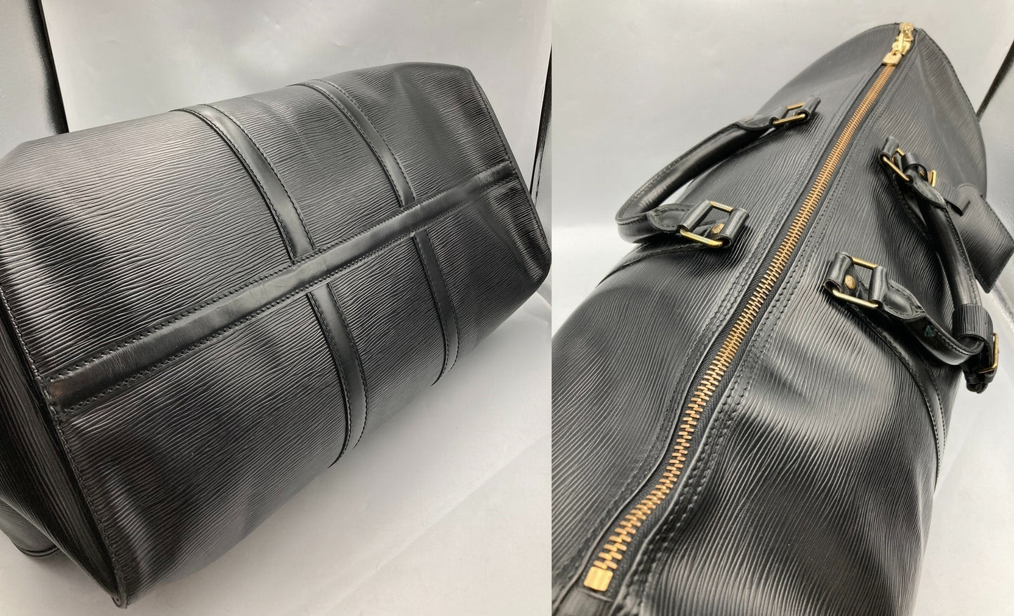 LOUIS VUITTON ルイヴィトン エピ キーポル50 M42962 ノワール 中古 D4