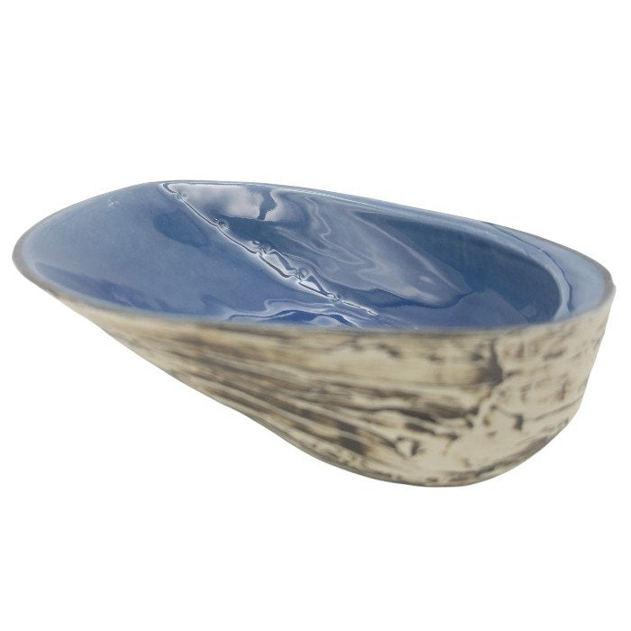 【未使用品】 McGlashen Pottery Royce McGlashen ニュージーランド製 パウア オーバルボウル 中古 H4