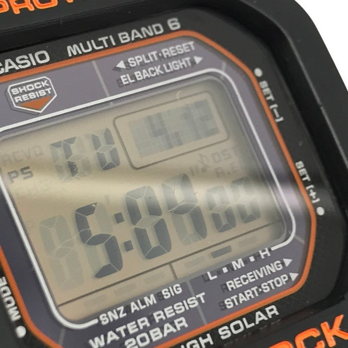 CASIO G-SHOCK 腕時計 メンズ タフソーラー 電波 スクエアフェイス 5600シリーズ ブラック GW-M5610R-1JF 中古 T1
