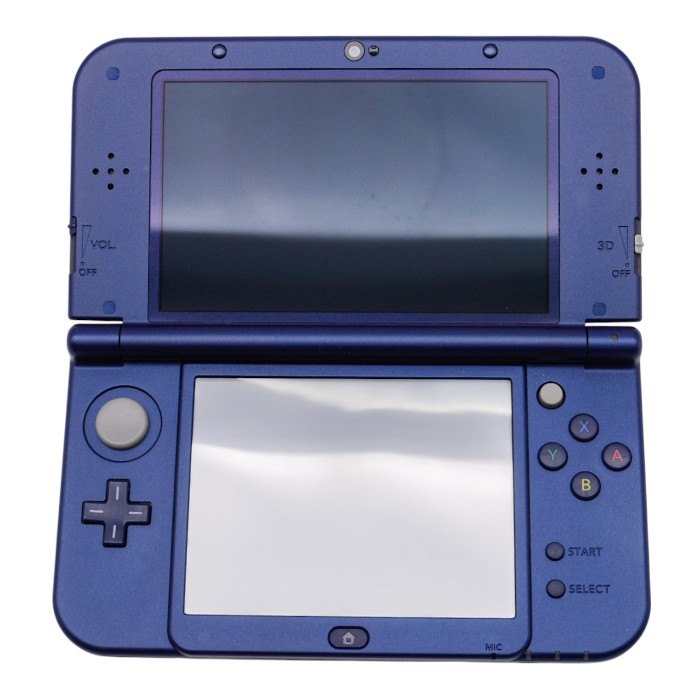 任天堂 Newニンテンドー3DS LL メタリックブルー ACアダプタ付 中古 a1