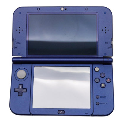 任天堂 Newニンテンドー3DS LL メタリックブルー ACアダプタ付 中古 a1