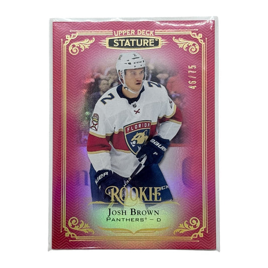 UPPER DECK NHLカード STATURE JOSH BROWN PANTHERS 46/75 #169 中古 IT1