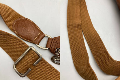 LONGCHAMP ロンシャン レザー ボディバッグ クロスボディ 中古 D4