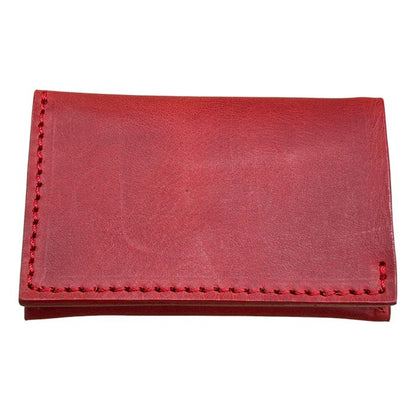 DAYS ART デイズアート 本革 小さい 財布 ミニウォレット レザー レッド レディース メンズ ユニセックス 鍵ポケット 札入れ 中古 W４