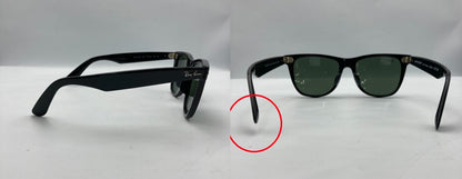 RayBan WAYFARER レイバン ウェイファーラー フルフィットモデル サングラス  RB2140-F 901 サイズ54 中古 D4