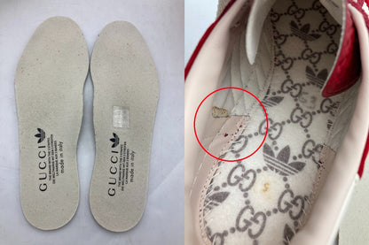 GUCCI×adidas グッチ×アディダス GAZELLE ガゼル 厚底 スニーカー 707871 サイズ23.5cm レディース 中古 D4