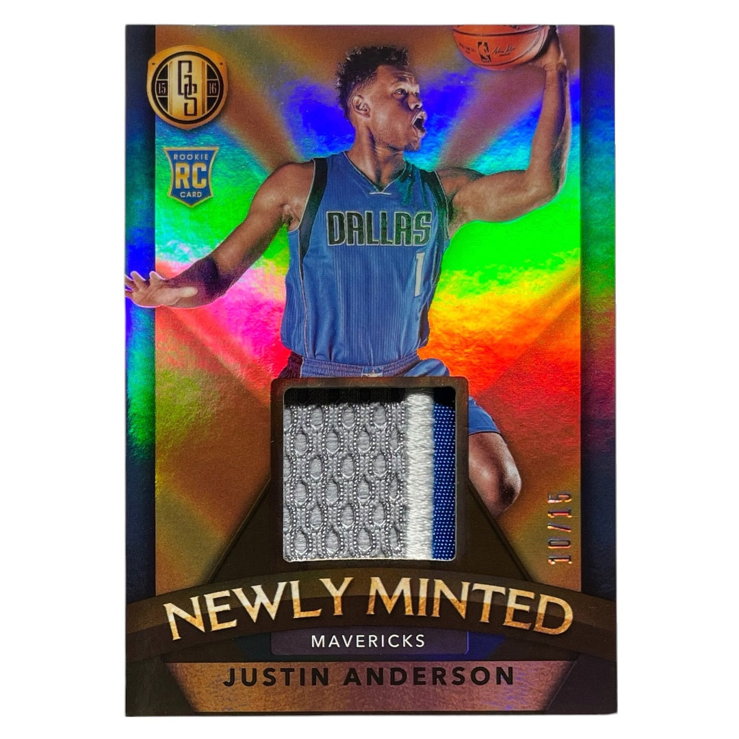 PANINI NBAカード GOLD STANDARD JUSTIN ANDERSON MAVERICKS /15 #5 中古 IT2