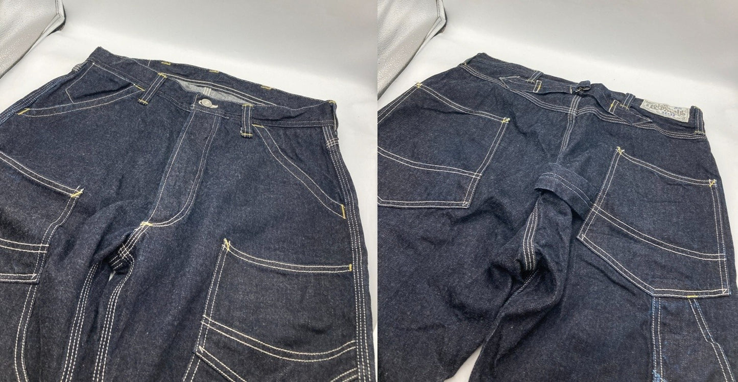 FREEWHEELERS フリーホイーラーズ デリックマンオーバーオールズ ワークパンツ サイズ32×32 メンズ 中古 D4