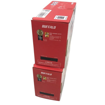 BUFFALO Giga対応 金属筐体 電源内蔵 5ポート LSW6-GT-5NS/BK ブラック 2個セット スイッチングハブ マグネット 壁掛け設置対応 中古 Y1