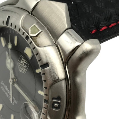 TAG HEUER タグホイヤー 6000シリーズ プロフェッショナル 腕時計 メンズ アナログ クォーツ デイト professional ステンレス シルバー/グレー WH1112 中古 T1