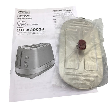 De'Longhi (デロンギ) アクティブ ポップアップト-スタ- 800W CTLA2003J-R(パッションレッド) 中古 Y1