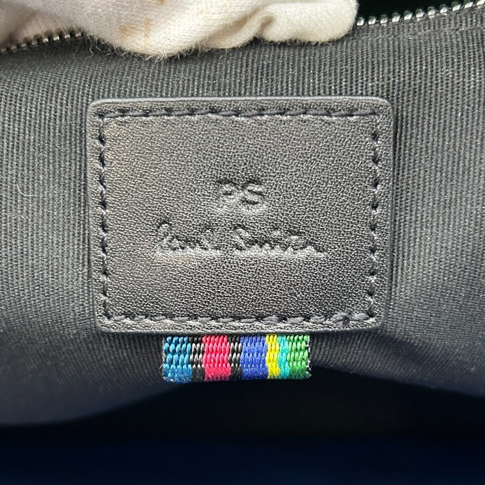 PS Paul Smith ピーエス ポールスミス ブリーフケース ブラック バッグ メンズ レザー 本革 ビジネスバッグ 中古 W1