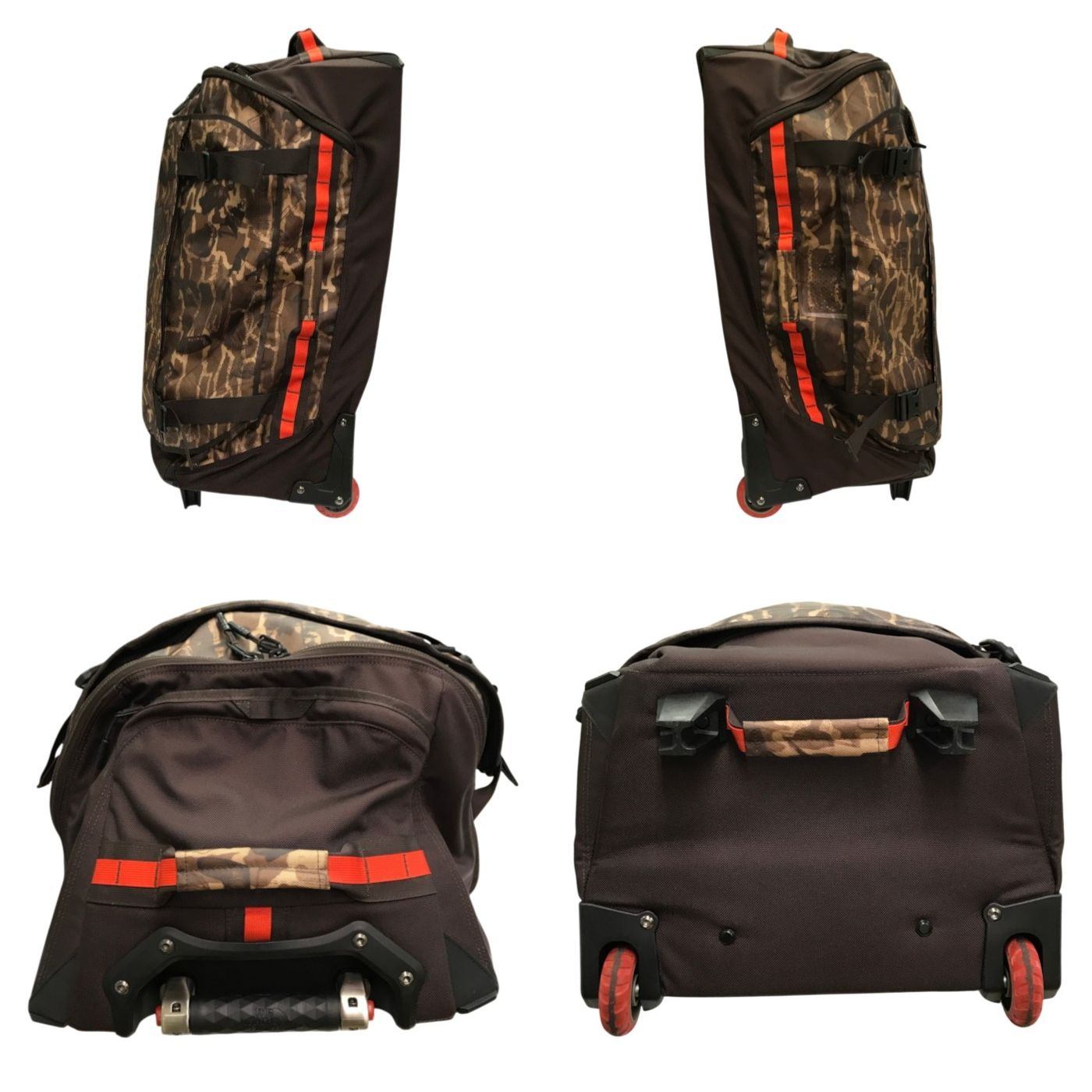 THE NORTH FACE ザノースフェイス ローリングサンダー トラベルキャリー メンズ 大型バッグ キャスター/ハンドル付き カモ ブラウン系 NF00C096 中古 T1