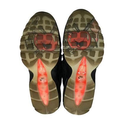 NIKE ナイキ AIR MAX 95 スニーカー メンズ ローカット エアマックス ブラック/レッド 27㎝ AV7014-001 中古 T1