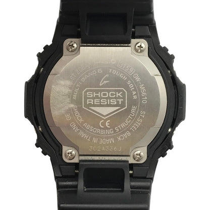 CASIO G-SHOCK 5600 Series 腕時計 メンズ デジタル タフソーラー 電波 反転液晶 スクエアフェイス ブラック GW-M5610-1BJF 中古 T1