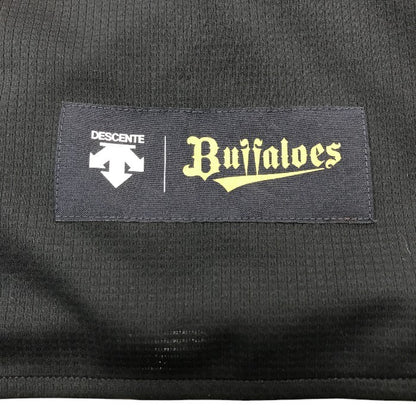 オリックス バッファローズ 山本由伸 ユニフォーム メンズ 半袖 シャツ ポリエステル デサント ネイビー Mサイズ DBFR-1901 中古 T1