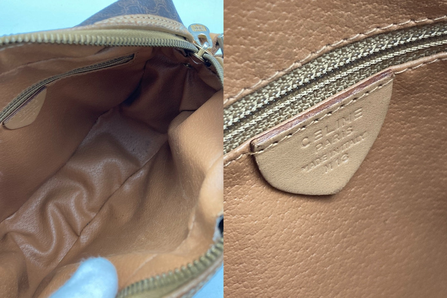 CELINE セリーヌ マカダム ショルダーバッグ 中古 D4