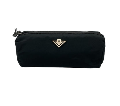 BOTTEGA VENETA ボッテガヴェネタ ナイロンポーチ ブラック 中古 D4