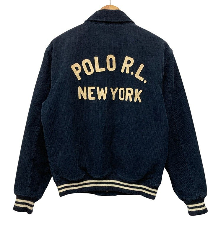 Polo Ralph Lauren ポロラルフローレン コーデュロイ レタージャケット サイズS メンズ 中古 D4