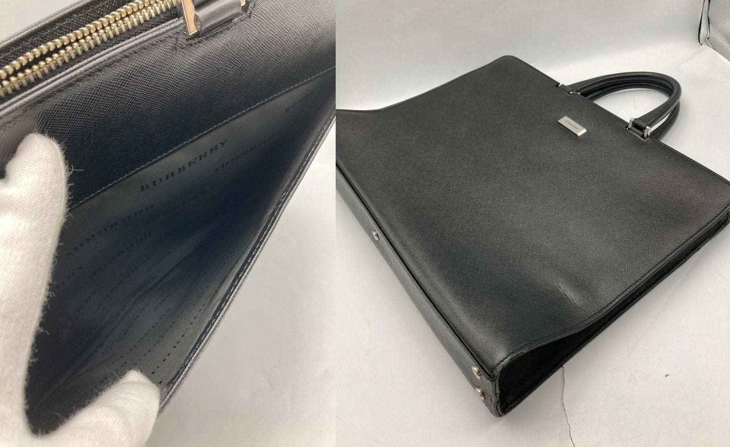 BURBERRY バーバリー レザー ブリーフケース/ビジネスバッグ 中古 D4