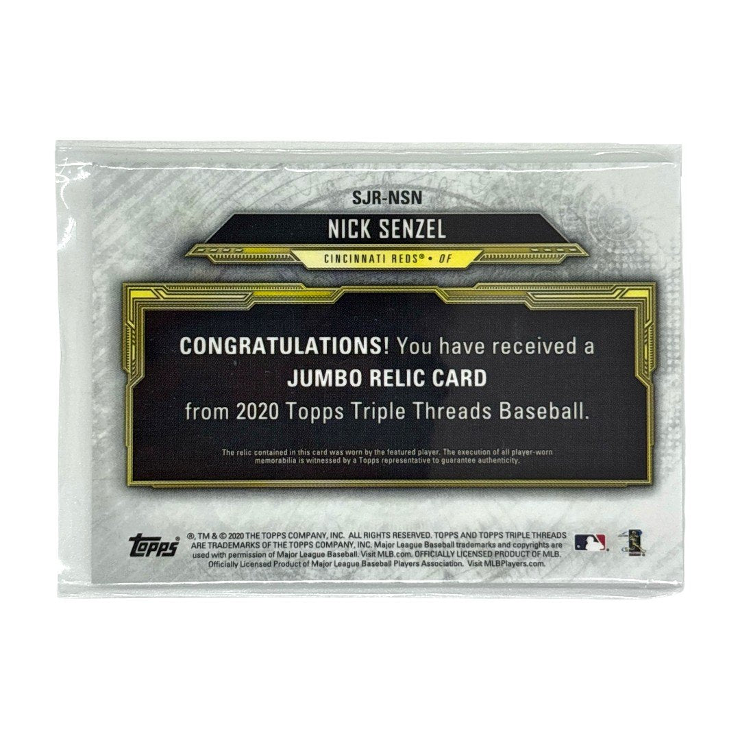 TOPPS MLBカード TRIPLE THREADS NICK SENZEL CINCINNATI REDS 01/18 #SJR-NSN 中古 IT1