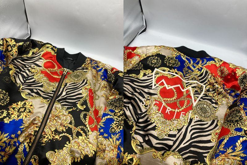 SCREP スクレップ 総柄 ブルゾン サイズXL 中古 D4