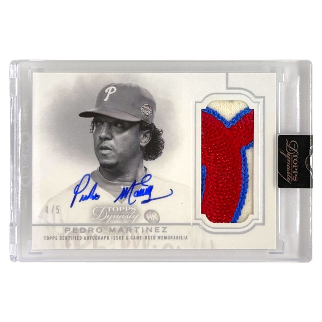 未開封品 TOPPS MLBカード DYNASTY PEDRO MARTINEZ PHILADELPHIA PHILLIES /5 #DAP-PM1 中古 IT1