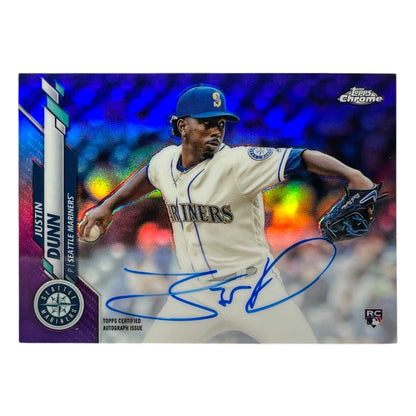 TOPPS MLBカード CHROME JUSTIN DUNN SEATTLE MARINERS /250 #RA-JD 中古 IT2