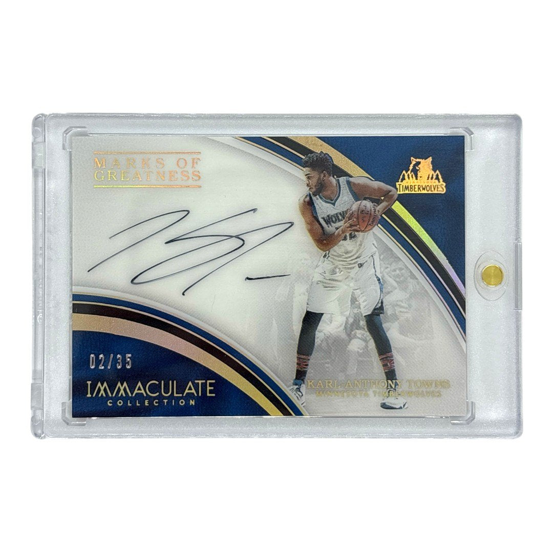 PANINI NBAカード IMMACULATE COLLECTION KARL-ANTHONY TOWNS MINNESOTA TIMBERWOLVES 02/35 #MG-KAT 中古 IT1