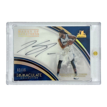 PANINI NBAカード IMMACULATE COLLECTION KARL-ANTHONY TOWNS MINNESOTA TIMBERWOLVES 02/35 #MG-KAT 中古 IT1