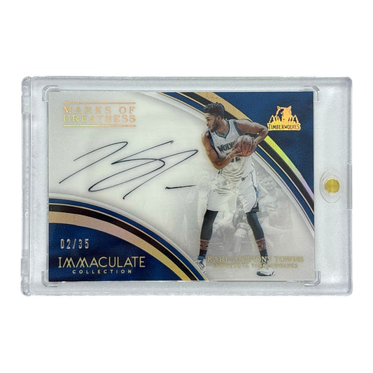 PANINI NBAカード IMMACULATE COLLECTION KARL-ANTHONY TOWNS MINNESOTA TIMBERWOLVES 02/35 #MG-KAT 中古 IT1