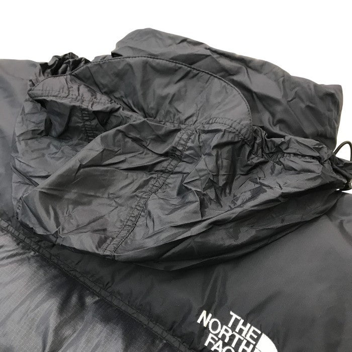 THE NORTH FACE ザノースフェイス ヌプシ ダウンジャケット メンズ 冬 パッカブルフード 防寒 肉厚 ブラック Lサイズ NF003AS 中古 T1