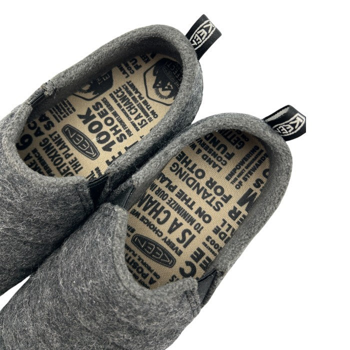 KEEN キーン HOWSER II ハウザー２ スリッポン 1025620 23.0cm 靴 シューズ 秋 冬 グレー レディース 中古 W４