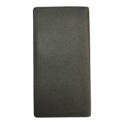 LOUIS VUITTON ルイヴィトン タイガ ポルトフォイユブラザ 長財布 メンズ 2つ折り シンプル 定番 グレー M32653 中古 T1
