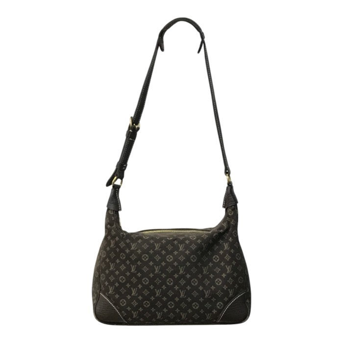 LOUIS VUITTON ルイヴィトン モノグラム ミニラン ブローニュ ショルダーバッグ レディース 肩掛け セミショルダー ブラウン M95225 中古 T1