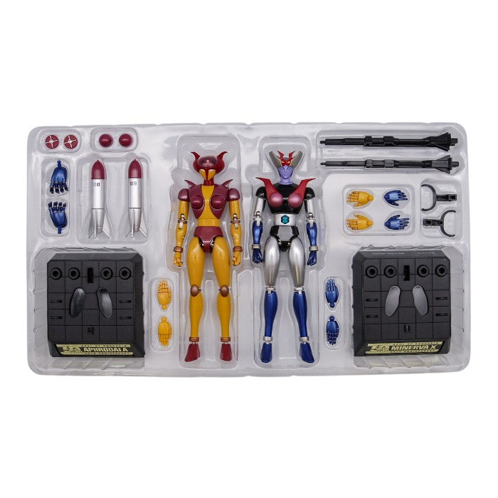 BANDAISPIRITS 超合金魂 マジンガーZ GX-08R アフロダイA vs GX-09R ミネルバX 中古 a1