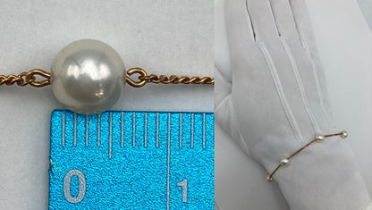 K18 6mmパール ブレスレット 中古 D4