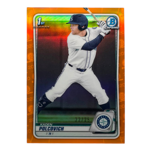 TOPPS MLBカード BOWMAN CHROME 1ST KADEN POLCOVICH SEATTLE MARINERS /25 #BD-18 中古 IT2