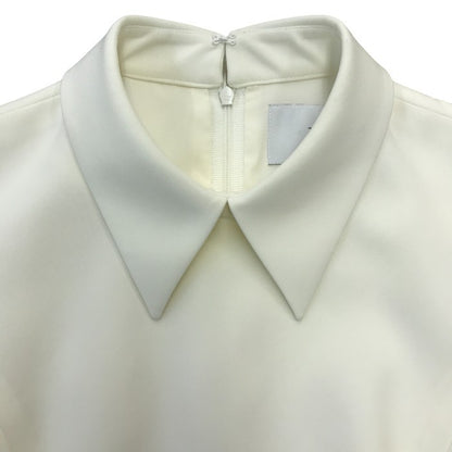 Rene ルネ ワンピース レディース ノースリーブ スリーブレス 襟付き シンプル 無地 カラードレス ホワイト 36サイズ 5416210 中古 T1