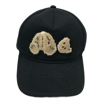 Palm Angels パームエンジェルス キャップ メンズ コットン ベア クマ BEAR ワッペン 野球帽 ブラック oneサイズ PMLB038S21FAB001 中古 T1