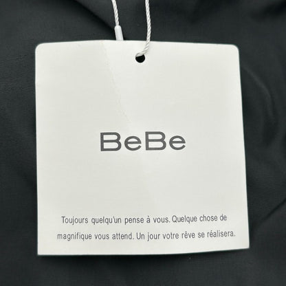 未使用品 BeBe ベベ 中綿 ジャケット 男の子 140 キッズ アウター ブラック 秋 冬 中古 W４