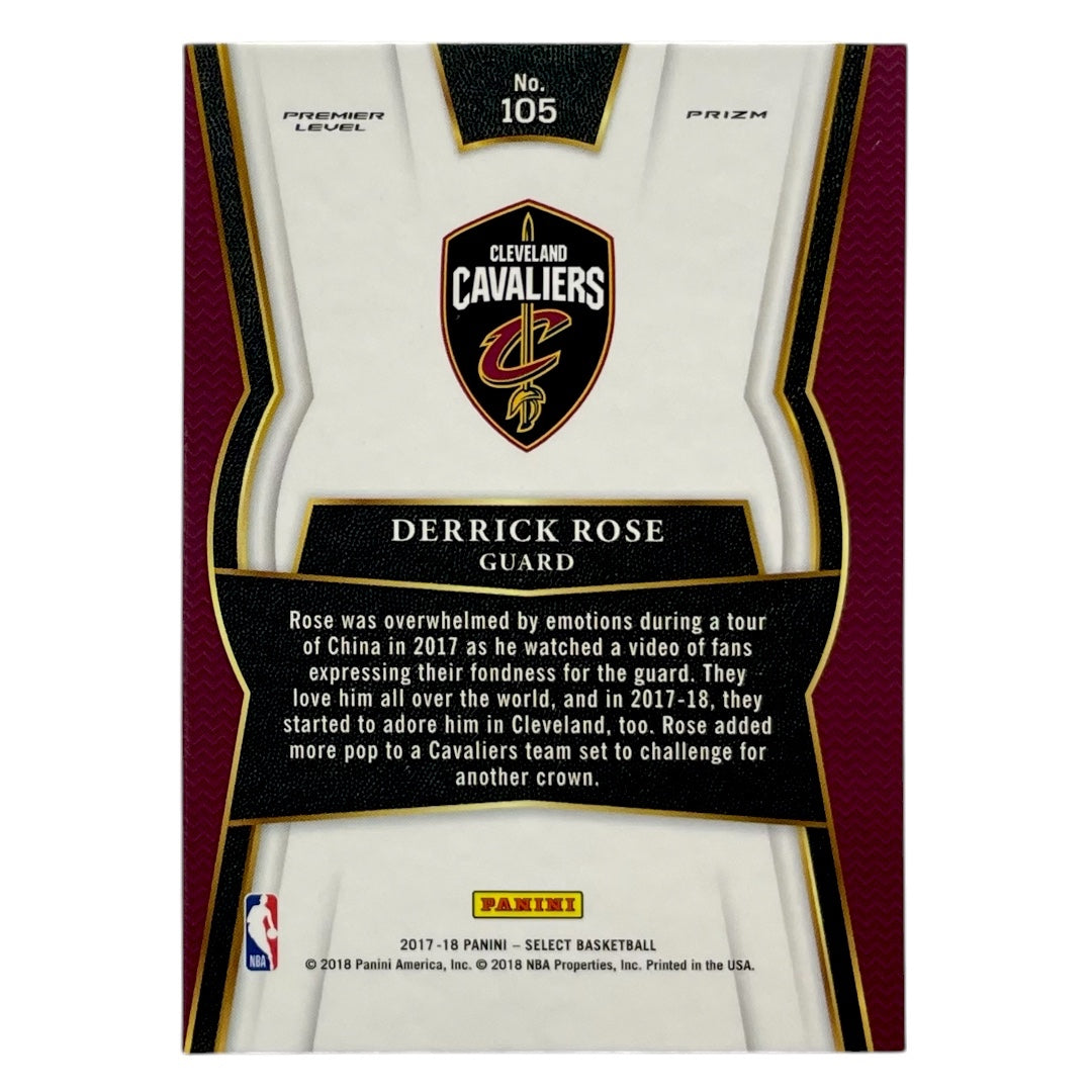 PANINI NBAカード SELECT PRIZM DERRICK ROSE CAVALIERS #105 中古 IT2