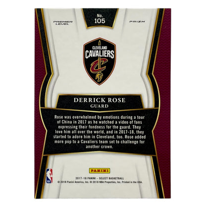 PANINI NBAカード SELECT PRIZM DERRICK ROSE CAVALIERS #105 中古 IT2