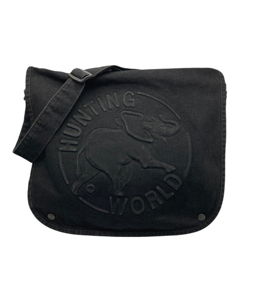 HUNTING WORLD ハンティングワールド USA製 デニム ショルダーバッグ 中古 D4