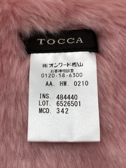 TOCCA トッカ エコファー ティペット ピンク 中古 D4