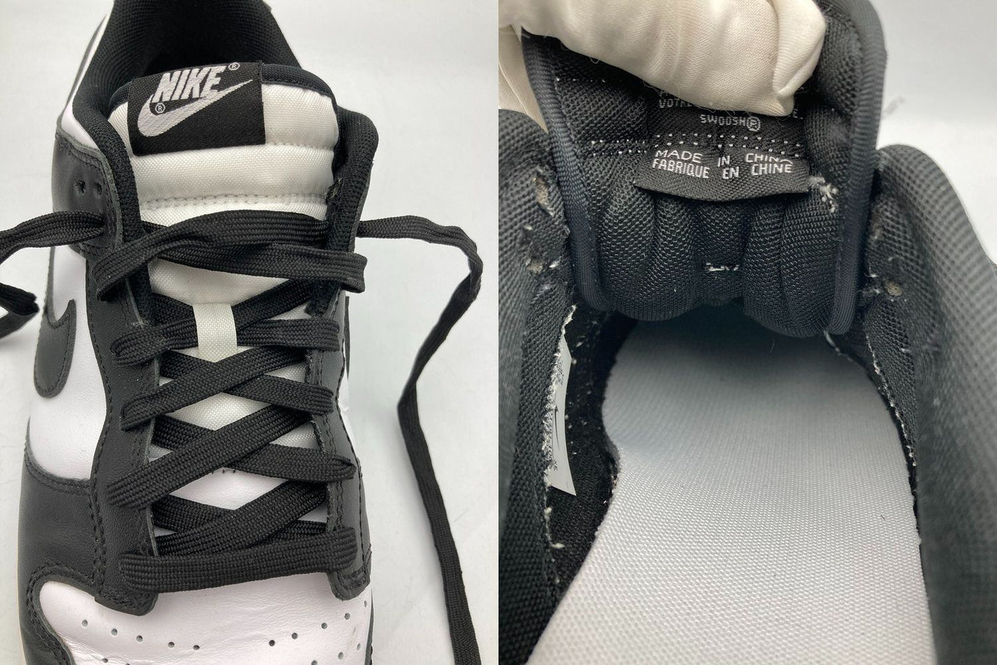 Nike Dunk Low Retro ナイキ ダンク ロー レトロ ホワイト/ブラック スニーカー DD1391-100 サイズ27.5cm 中古 D4