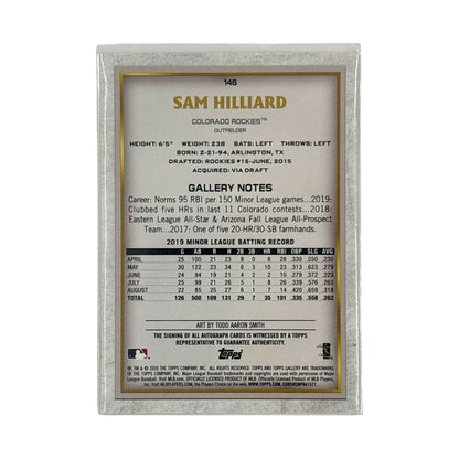 TOPPS MLBカード GALLERY SAM HILLIARD COLORADO ROCKIES #146 中古 IT1
