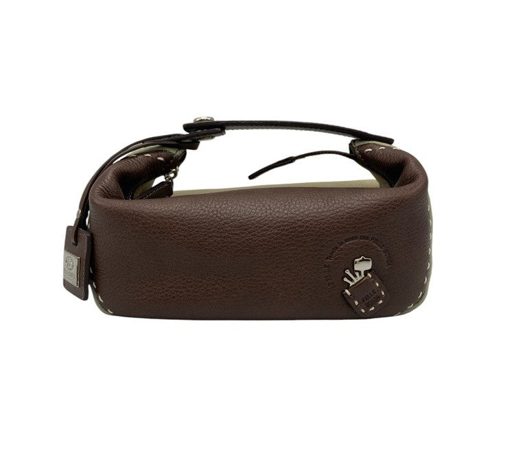 PELLE BORSA ペレボルサ レザー ハンドルバッグ 中古 D4