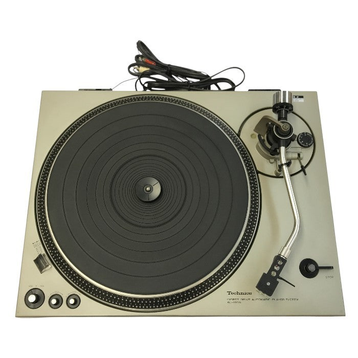 Technics テクニクス レコードプレーヤー シルバー ターンテーブル オートリターン ヴィンテージ SL-1700 中古 T1